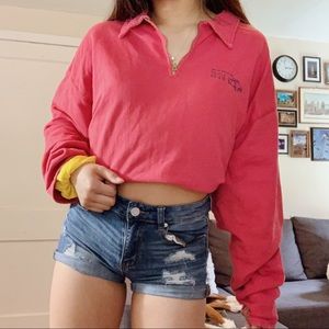 Vintage Quarter Zip Hoodies